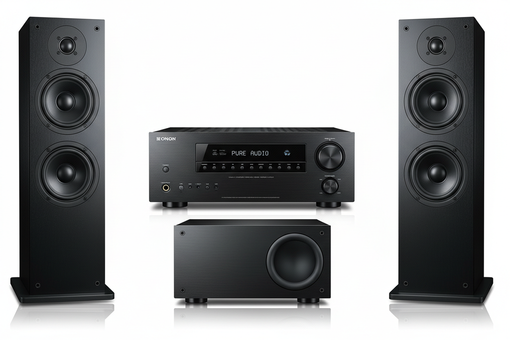 AudioPhile Home Stereo System with receiver and speakers