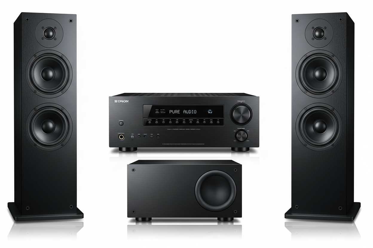 AudioPhile Home Stereo System with receiver and speakers